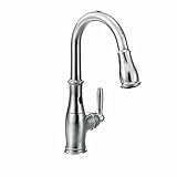 Moen 7185EC Brantford with MotionSense One-Handle High Arc Pulldown Kitchen Faucet Featuring Reflex,