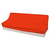 Arie(アーリエ) ソファーカバー クイーン ソファーベッド用 W175-195×D85-100×H30-45cm オレンジ