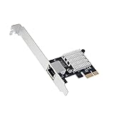 IO CREST 2.5ギガビットイーサネット PCI Express PCI-E ネットワークインターフェースカード 10/100/1000/25000 Mbps RJ45 LAN Intel I225チップセット ブラック (SY-PEX24076)