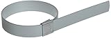 BAND-IT CP1099 5/8' Wide x 0.025' Thick 2-1/2' Diameter, Galvanized Carbon Steel Center Punch Clamp 