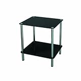 ガラスラック　2段角　クロ ＧＲ－2Ｓ　ＢＫ