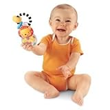 Toy / GameフィッシャープライスDiscover ' n Grow Lion Ring Rattle w /カラフルなビーズの小さな手& Perfect to grasp
