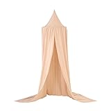 EZBUY 子供の天蓋 蚊帳の 幼児用ベッド  ソファ  子供の寝室飾ら240cm カーキ