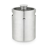 True 5773.0 Tanked 64oz Growler Keg、シルバー