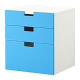 インテリア家具　チェスト　引出×３　ブルー[Candy Style　アイテムセット] [並行輸入品]
