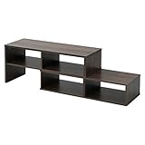 山善 テレビ台 ウォルナット 幅80-127cm 幅伸縮タイプ CSLB-800(WL)