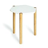 umbra LEXY SIDE TABLE (レクシー サイドテーブル) ホワイト/ナチュラル 21005863668
