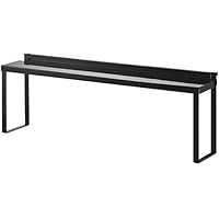 山崎実業(Yamazaki) コンロ奥 隙間 ラック ブラック 約W58XD11XH19.5cm タワー コンロ奥カバー 奥に置くだけ ゴミや汚れをガード 4784