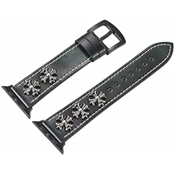 Amazon.co.jp: [CUSDECOR] クロムハーツ 本革レザー バンド アップル