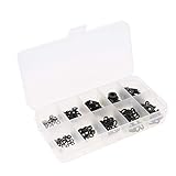 Fenteer ステンレススチール　フラット＆スプリング　ロックワッシャー　キット　280個入り（m2-m6）　耐錆性