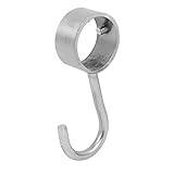 uxcell ワードローブ浴室キッチン用 ステンレス チューブ パイプ棒フック 25 mm径