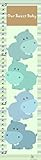 Green Leaf Art Stacked Hippos Growth Chart [並行輸入品]