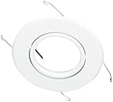 NICOR Lighting 15558WH Gimbal Ring Trim 5-Inch White [並行輸入品]