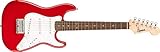 Squier エレキギター Mini Stratocaster®, Laurel Fingerboard, Dakota Red ソフトケース付き