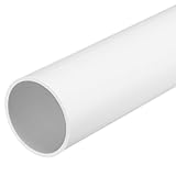 uxcell 塩ビパイプ 57mm内径 63 mm外径 500mm ホワイト 水道管 クラフト 装飾 ケーブルスリーブ