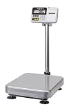 A&D トリプルレンジ 防塵・防水台はかり(内蔵プリンター付き) HV-200KCP ≪ひょう量:220kg 最小表示:0.1kg 皿寸法:390(W)*530(D)mm 検定無≫