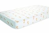 aden by aden + anais Crib Sheet, Safari Friends - Giraffe by aden + anais [並行輸入品]