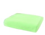 Onuneed　超極細繊維タオル　　抜群吸水力　肌触りが優しい　 水泳　・旅行・お風呂・スポーツに最適 140cm×70cm (ライト緑)