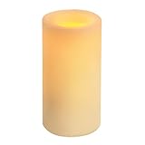 Inglow cg54600cr00 Flamelessラウンド6-inch Pillar Candle、クリームby Inglow