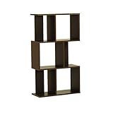 arne オープンラック 木製 3段 日本製 完成品 飾り棚 本棚 A4 幅59 奥行24 高さ104 シェルフ alto3 ダークブラウン