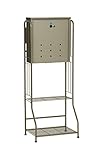 グリーンライフ メール便ポスト兼用宅配ボックススタンドセット OPS02MDTFH75S(TGY)