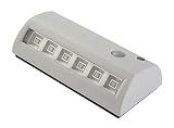 LIGHT IT by Fulcrum 20032-308 6 LED Wireless Motion Sensor Weatherproof Garden or Path Light, White 