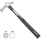 土牛　ｸﾞﾗｽﾌｧｲﾊﾞｰ柄かりわく鎚　ｽﾃﾝﾚｽ角柄ｸﾞﾗｽﾊﾟﾈ　小　すべり　止　390mm