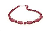 Bitey Beads Silicone Teething Nursing Necklace 32'' (Very Berry) by Bitey Beads