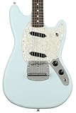 Fender エレキギター American Performer Mustang, Rosewood Fingerboard, Satin Sonic Blue