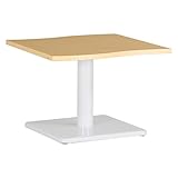 arne ローテーブル 木製 おしゃれ センターテーブル 幅60 奥行60 高さ42 日本製 デザインテーブル River6060L NT×WH