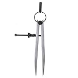 Beho-5インチウィングディバイダーレザークラフト回転スクラッチレザークラフト家具コンパス