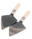 児玉 土盛鏝(スルメ鏝) 本焼 2本組