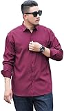 [ｂｌｕｅｆｅｅｌ] シャツ メンズ 長袖 大きいサイズ 4XL~8XL シャツ ビジネス カジュアル ゆったり トップス オックスフォード シャツ メンズ オーバーサイズ 透湿 汗染み防止 春夏秋冬服 red-5XL-205