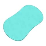 SheetWorld Fitted Bassinet Sheet (Fits Halo Bassinet Swivel Sleeper) - Solid Aqua Woven - Made In US