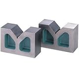 大西測定 鋳鉄製精密ヤゲン台B型 OS-127 機械仕上 75×60×32(mm) (OS13127B02010) (2個1組)
