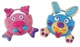 Funny Face Pets Rattle - Assorted [並行輸入品]