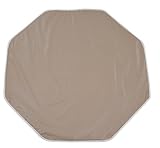 Looping BTPO Playpen Mat Octagonal PVC with Eyelets for Fastening 108 x 108 cm Taupe by Looping