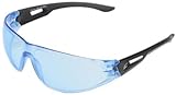 Edge Eyewear AB113 Kirova Safety Glasses, Black with Light Blue Lens [並行輸入品]