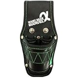 （まとめ）電工ポケット WAIST GEAR 【ドライバー2本/ペンチ差し】×5セット グリーン（緑） マーベル MDP-63AG