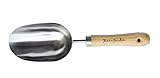 Tierra Garden 35-1803 Stainless Steel Hand Scoop with Ash Wood Handle [並行輸入品]