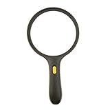 B Blesiya １個　拡大鏡　LEDライト付き　虫眼鏡 　手持ちルーペ　レンズ交換可能