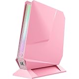 TOPGRO T1 ミニPC ゲーミング Core i9-9980HK / GTX1650 32GB DDR4/1TB PCIe4.0 SSD Windows11 Pro WiFi6E/BT5.3/1000Mbps LAN/USB2.0x2/USB3.0x4/HDMIx2/USB-C 4K@60Hz出力対応 小型 ゲーミングPC (ピンク)