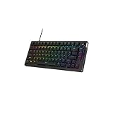 HyperX Alloy Rise 75 – ホットスワップ対応 75%メカニカルゲーミングキーボード PC 環境光センサー ガスケットマウント リニアスイッチ, 7G7A4AA#ABA