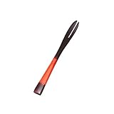 若兆 木製 Wooden 塗り分け二又フォーク 塗り分け 溜 黒 インバウンド 日本土産 NW-10