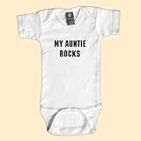 反乱インクベビー392W06 - 私の婆ロックス - ホワイトワンピースアンダー - 0-6ヶ月