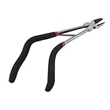 B Blesiya 11インチ　ストレート/曲がったハンドル斜め　対角線カッティングプライヤー　高品質　耐久性　全２色 - ブラック
