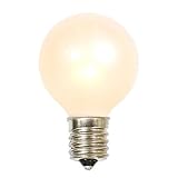 Vickerman V401905 White G50 replacement Bulbs for E17/C9 UL Approved Sockets 10 Pack [並行輸入品]