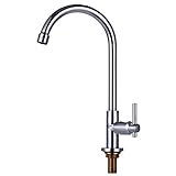 Deck Mount Kitchen Faucet High Arc Spout Faucet Full Copper Single Handle Single Hole Pull Down 360 
