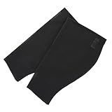 [シロハト] ふくらはぎ着圧サポーター 段階着圧 吸水速乾 日本製(BK-ブラック、L)