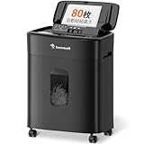 bonsaii シュレッダー 業務用 マイクロカット 自動細断80枚 オートフィード 静音 大容量 オートリバース 家庭用 C231-D